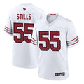 Davalo A.Cardinals #55 Dante Stills Player White Home Game Stitched Jerseys