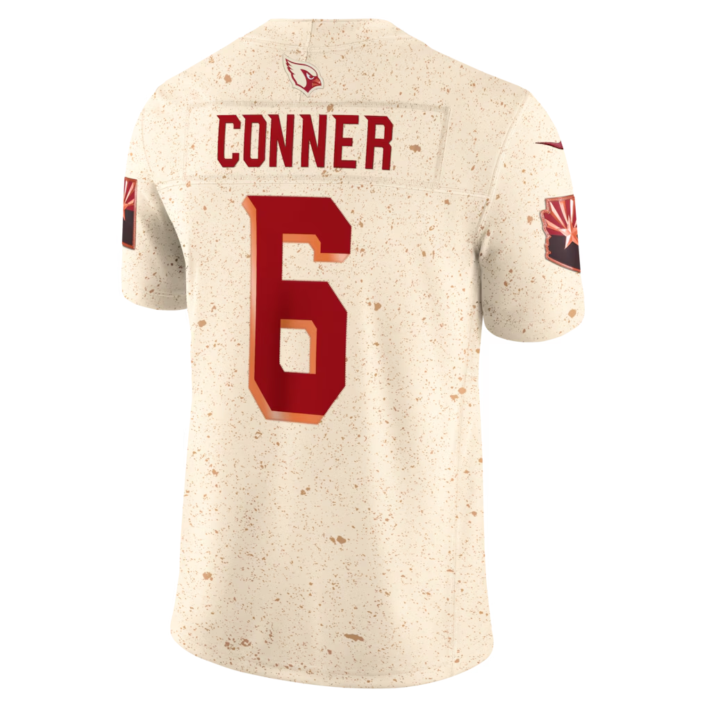 Davalo A.Cardinals #6 James Conner Natural 2025 Rivalries Collection Limited Stitched Jerseys
