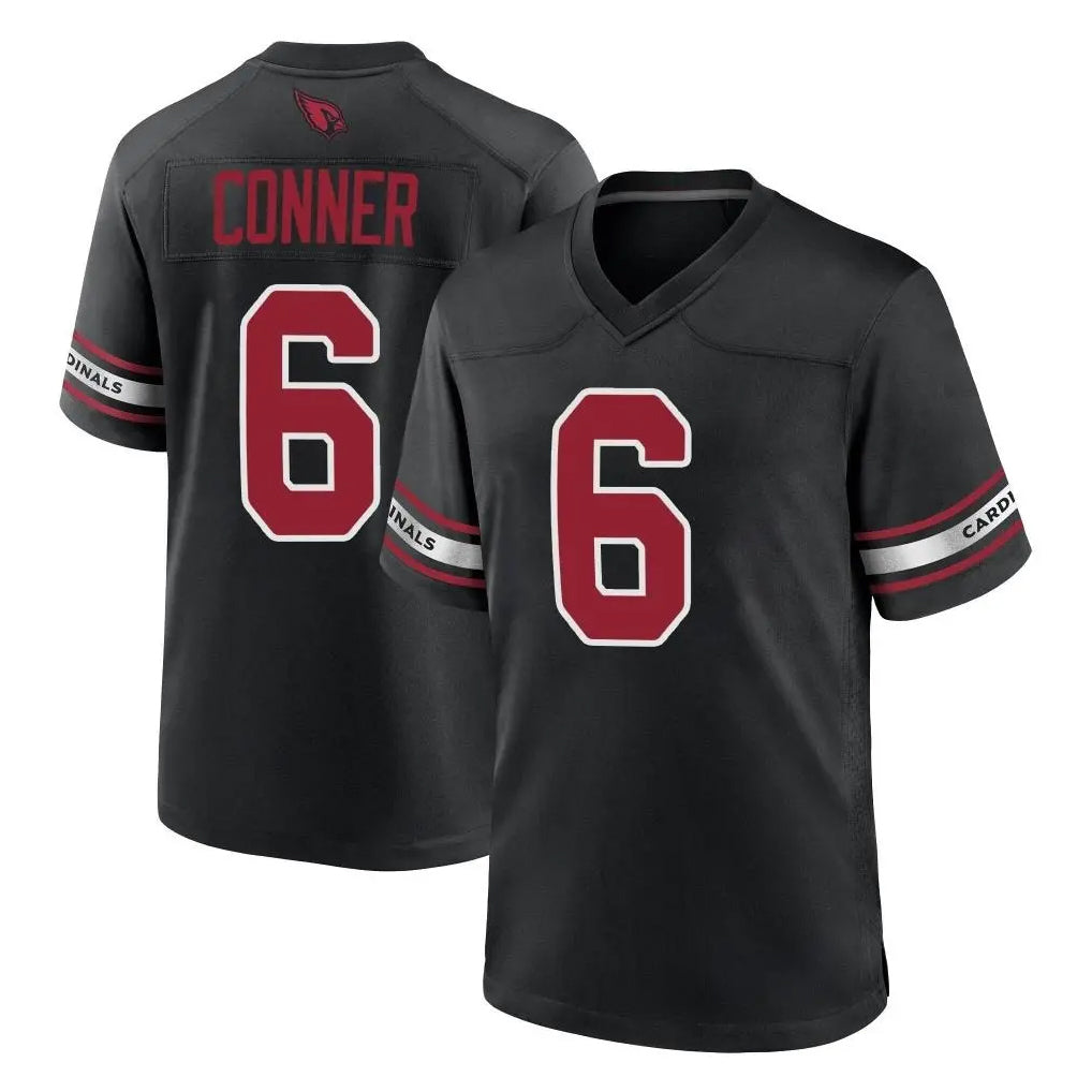Davalo A.Cardinals #6 James Conner Player Black Alternate Game Stitched Jerseys