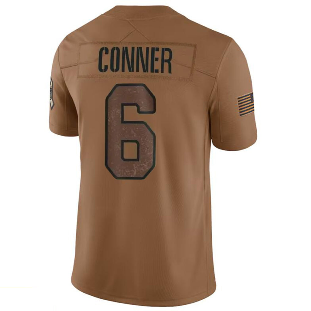 Davalo A.Cardinals #6 James Conner Player Brown Limited Salute To Service Game Stitched Jerseys