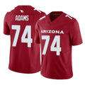 Davalo A.Cardinals #74 Isaiah Adams Player Cardinal Vapor F.U.S.E. Limited Home Game Stitched Jerseys