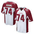 Davalo A.Cardinals #74 Isaiah Adams Player White Home Game Stitched Jerseys