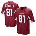 Davalo A.Cardinals #81 Travis Vokolek Player Cardinal Game Stitched Jerseys
