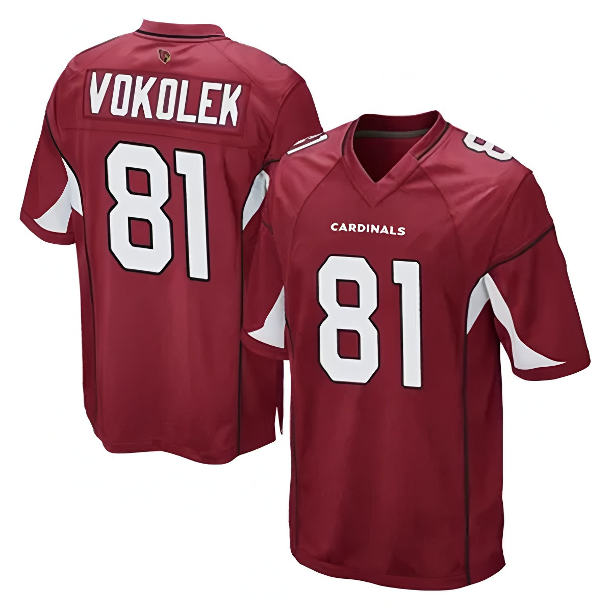 Davalo A.Cardinals #81 Travis Vokolek Player Cardinal Game Stitched Jerseys