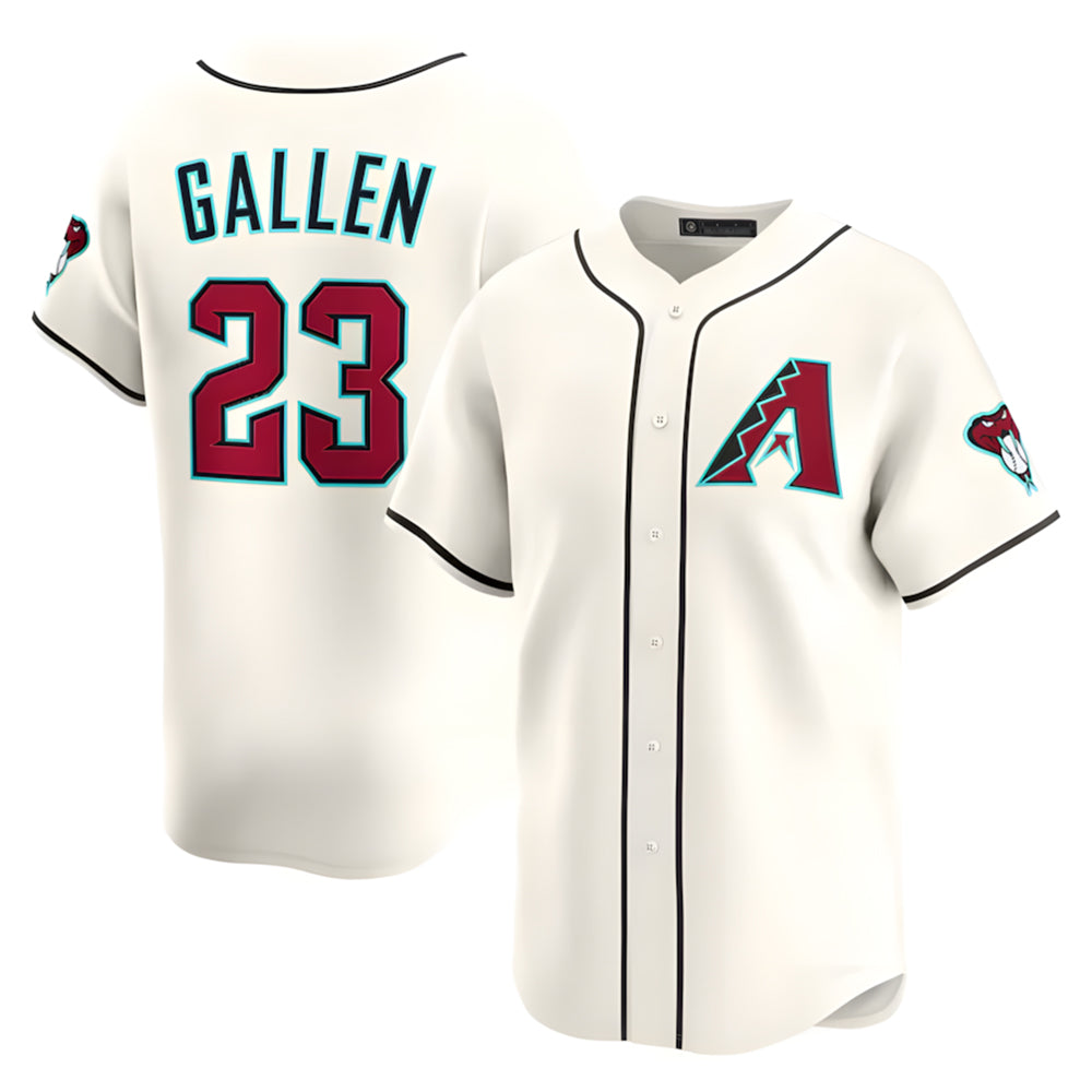 Davalo A.Diamondbacks #23 Zac Gallen Player Cream Game Limited Stitched Jerseys