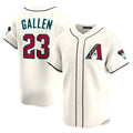 Davalo A.Diamondbacks #23 Zac Gallen Player Cream Game Limited Stitched Jerseys