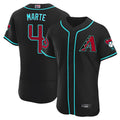 Davalo A.Diamondbacks #4 Ketel Marte Player Black Limited Stitched Jerseys