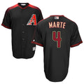 Davalo A.Diamondbacks #4 Ketel Marte Player Black Big & Tall Replica Limited Stitched Jerseys
