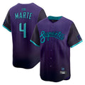 Davalo A.Diamondbacks #4 Ketel Marte Player Purple City Connect Limited Stitched Jerseys