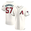 Davalo A.Diamondbacks #57 Eduardo Rodriguez Player Cream Elite Home Stitched Jersey