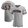 Davalo A.Diamondbacks #57 Eduardo Rodriguez Player Gray Road Stitched Jersey