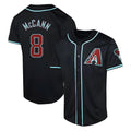 Davalo A.Diamondbacks #8 James McCann Player Black Red Limited Alternate Stitched Jersey
