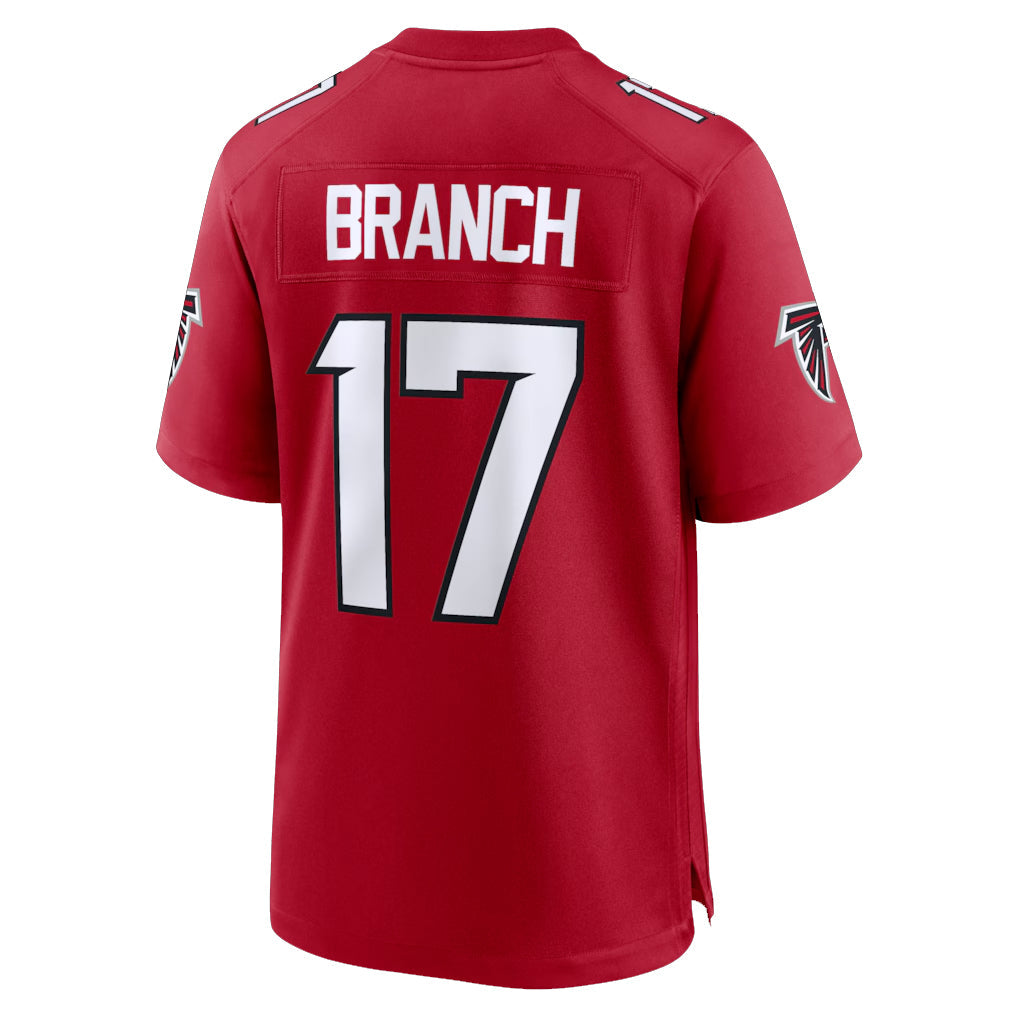 Davalo A.Falcons #17 Zachariah Branch Player Red Home Game Stitched Jerseys