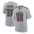 Davalo A.Falcons #18 Kirk Cousins Branch Player Gray Fashion Home Game Stitched Jerseys