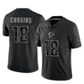 Davalo A.Falcons #18 Kirk Cousins Player Black RFLCTV Limited Stitched Jerseys