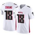 Davalo A.Falcons #18 Kirk Cousins Player Vapor F.U.S.E. Limited Whtie Stitched Jerseys