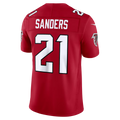 Davalo A.Falcons #21 Deion Sanders Red Vapor F.U.S.E. Stitched Retired Limited Stitched Jerseys