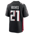 Davalo A.Falcons #21 Mike Hughes Player Black Home Game Stitched Jerseys