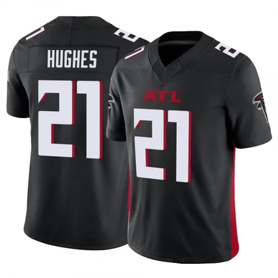 Davalo A.Falcons #21 Mike Hughes Player Black Vapor F.U.S.E. Limited Stitched Jerseys