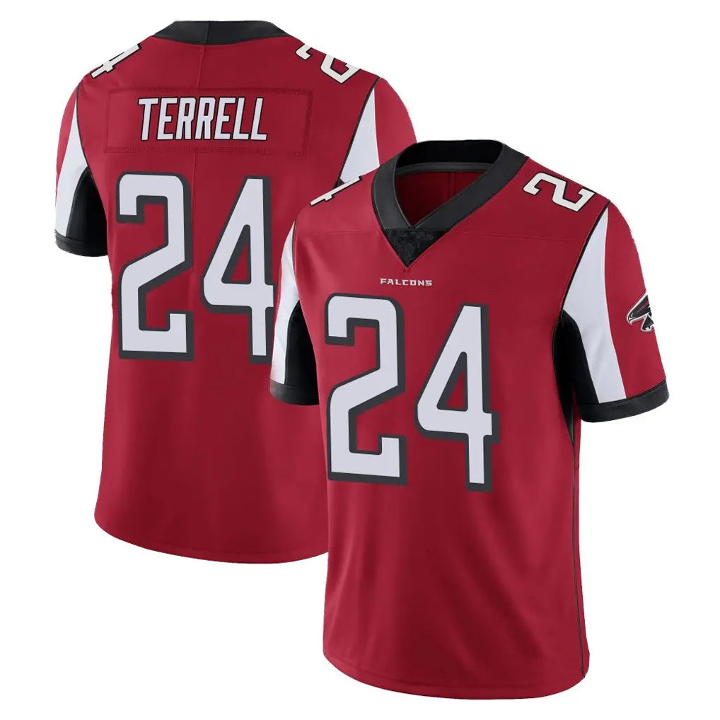 Davalo A.Falcons #24 A.J. Terrell Jr. Player Red Color Vapor Untouchable Limited Home Game Stitched Jerseys