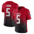 Davalo A.Falcons #5 Drake London Player Red Vapor Untouchable Limited Home Game Stitched Jerseys