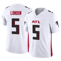 Davalo A.Falcons #5 Drake London Player White Vapor F.U.S.E. Limited Home Game Stitched Jerseys