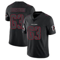Davalo A.Falcons #63 Chris Lindstrom Player Black Impact Limited Game Stitched Jerseys