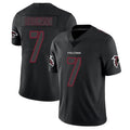 Davalo A.Falcons #7 Bijan Robinson Player Black Impact Limited Stitched Jerseys