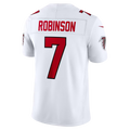 Davalo A.Falcons #7 Bijan Robinson White Vapor F.U.S.E. Stitched Limited Jerseys
