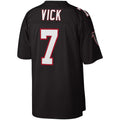 Davalo A.Falcons #7 Michael Vick Mitchell & Ness Black Legacy Replica Stitched Jerseys