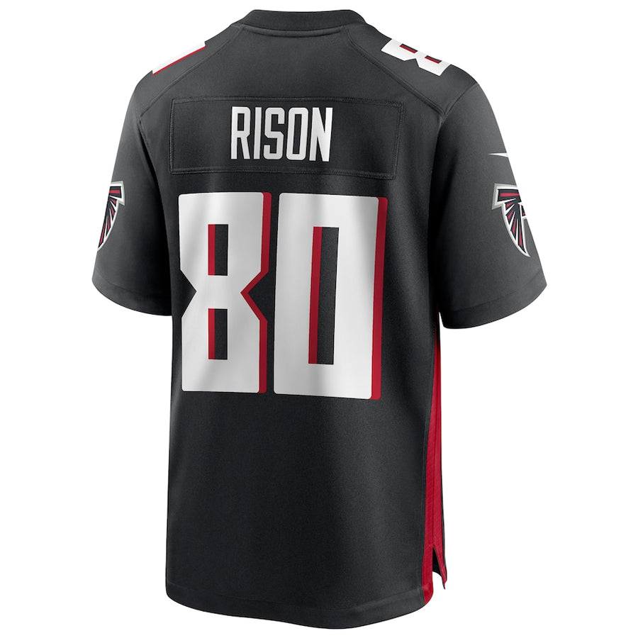 Davalo A.Falcons #80 Andre Rison Player Black Home Game Stitched Jerseys