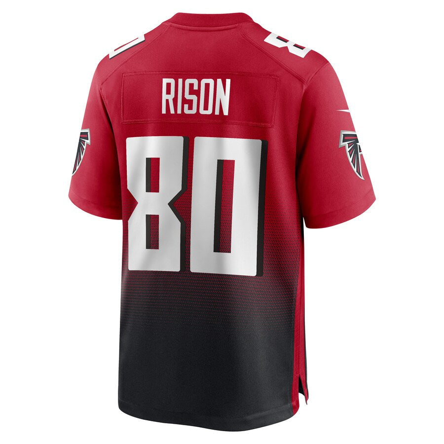 Davalo A.Falcons #80 Andre Rison Player Red Home Game Stitched Jerseys