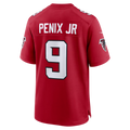 Davalo A.Falcons #9 Michael Penix Jr. Red Game Stitched Jerseys