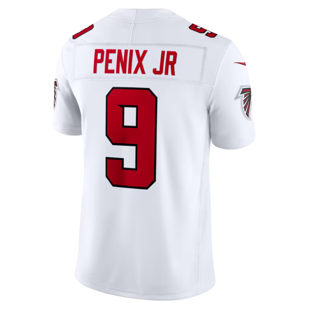Davalo A.Falcons #9 Michael Penix Jr. White Vapor F.U.S.E. Limited Stitched Jerseys