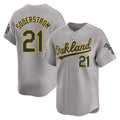 Davalo Athletics #21 Tyler Soderstrom Player Gray Limited Away Stitched Jersey