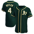 Davalo Athletics #4 Lawrence Butler player Green Authentic Alternate Stitched Jersey