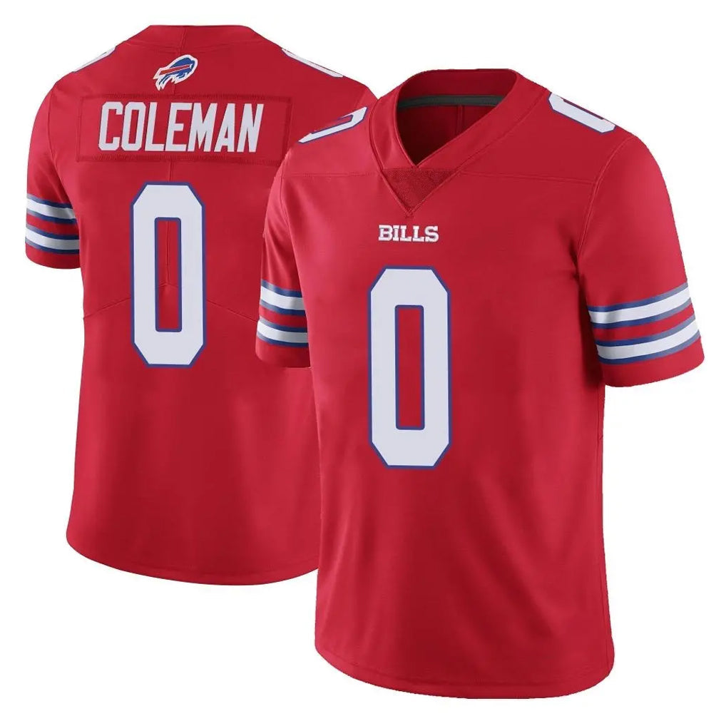 Davalo B.Bills #0 Keon Coleman Player Red Vapor Untouchable Limited Stitched Jerseys
