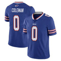 Davalo B.Bills #0 Keon Coleman Player Royal Vapor Untouchable Limited Stitched Jerseys