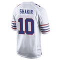 Davalo B.Bills #10 Khalil Shakir Player White Alternate Home Game Stitched Jerseys