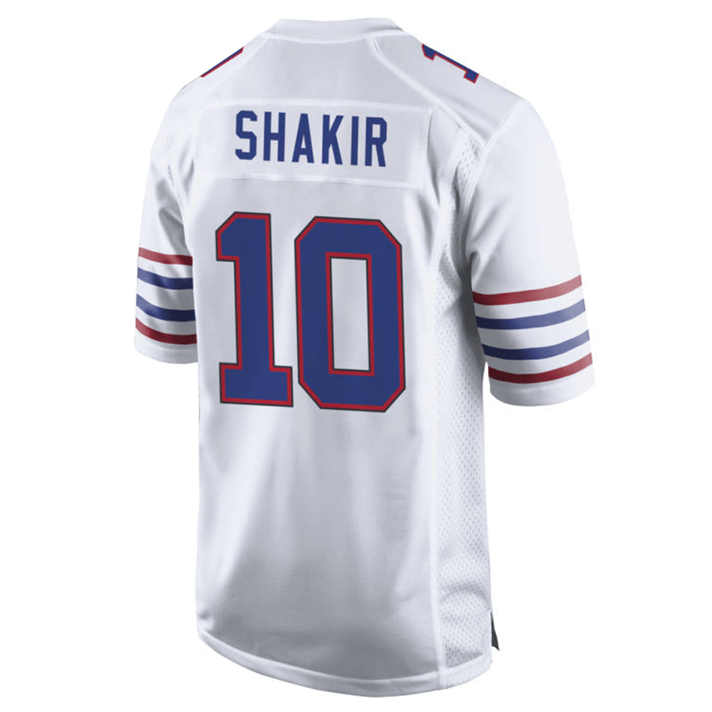 Davalo B.Bills #10 Khalil Shakir Player White Alternate Home Game Stitched Jerseys