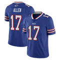 Davalo B.Bills #17 Josh Allen Player Royal Vapor Untouchable Limited Stitched Jerseys