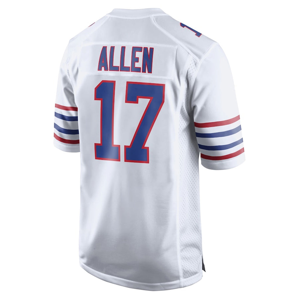 Davalo B.Bills #17 Josh Allen Player White Limited Game Stitched Jerseys