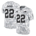 Davalo B.Bills #22 Ray Davis Player Arctic Camo Salute to Service Limited Stitched Jerseys