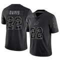 Davalo B.Bills #22 Ray Davis Player Black RFLCTV Limited Stitched Jerseys
