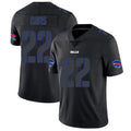 Davalo B.Bills #22 Ray Davis Player Limited Black Impact Stitched Jerseys