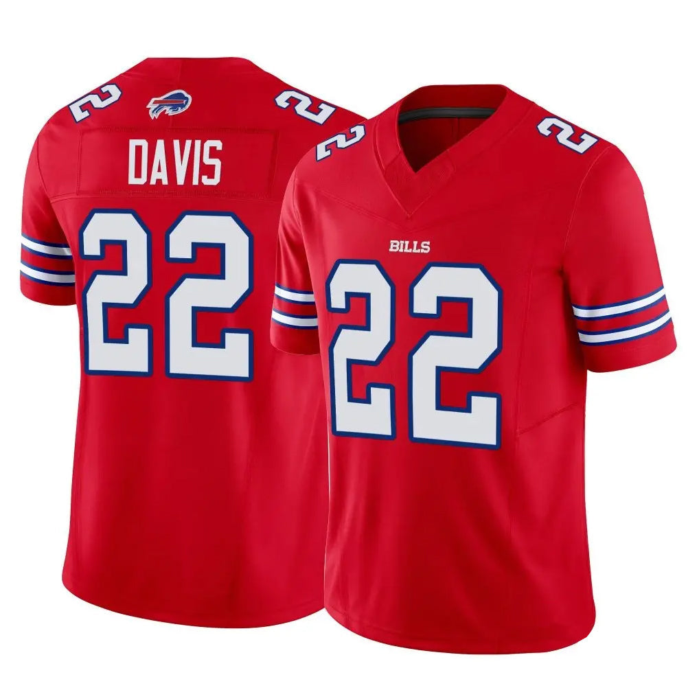 Davalo B.Bills #22 Ray Davis Player Red Vapor F.U.S.E. Limited Stitched Jerseys