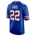 Davalo B.Bills #22 Ray Davis Player Royal Home Game Stitched Jerseys