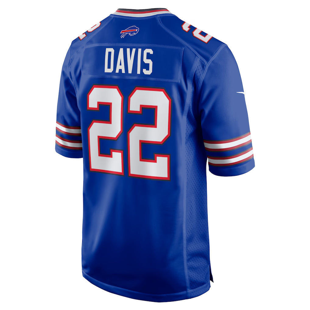 Davalo B.Bills #22 Ray Davis Player Royal Home Game Stitched Jerseys