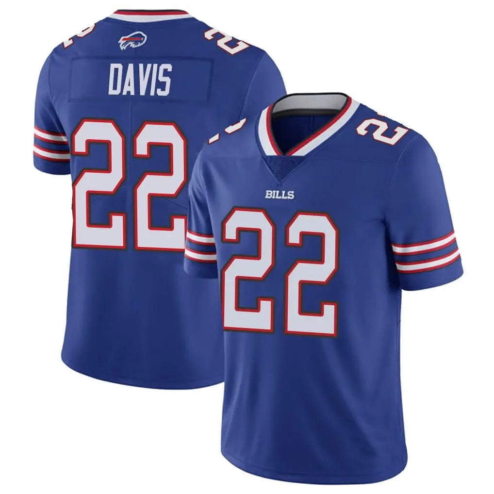 Davalo B.Bills #22 Ray Davis Player Royal Vapor Limited Stitched Jerseys