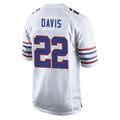 Davalo B.Bills #22 Ray Davis Player White Alternate Limited Home Game Stitched Jerseys